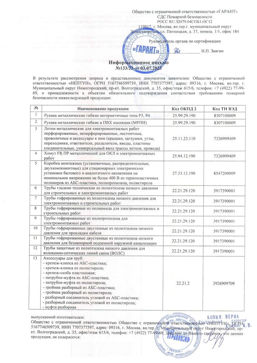 Сертификат