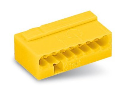 WAGO 243-508 Клемма MICRO 8-проводная желтая