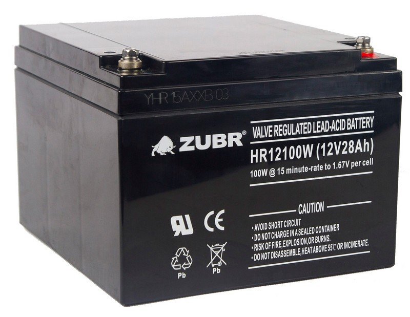 ZUBR HR 12100W (12V, 28Ah)