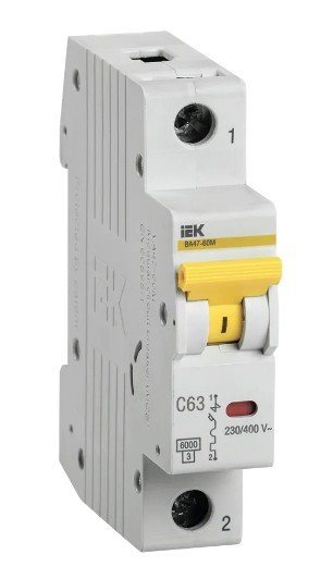 ВА47-60M 1P C 63А 6кА KARAT (MVA31-1-063-C)