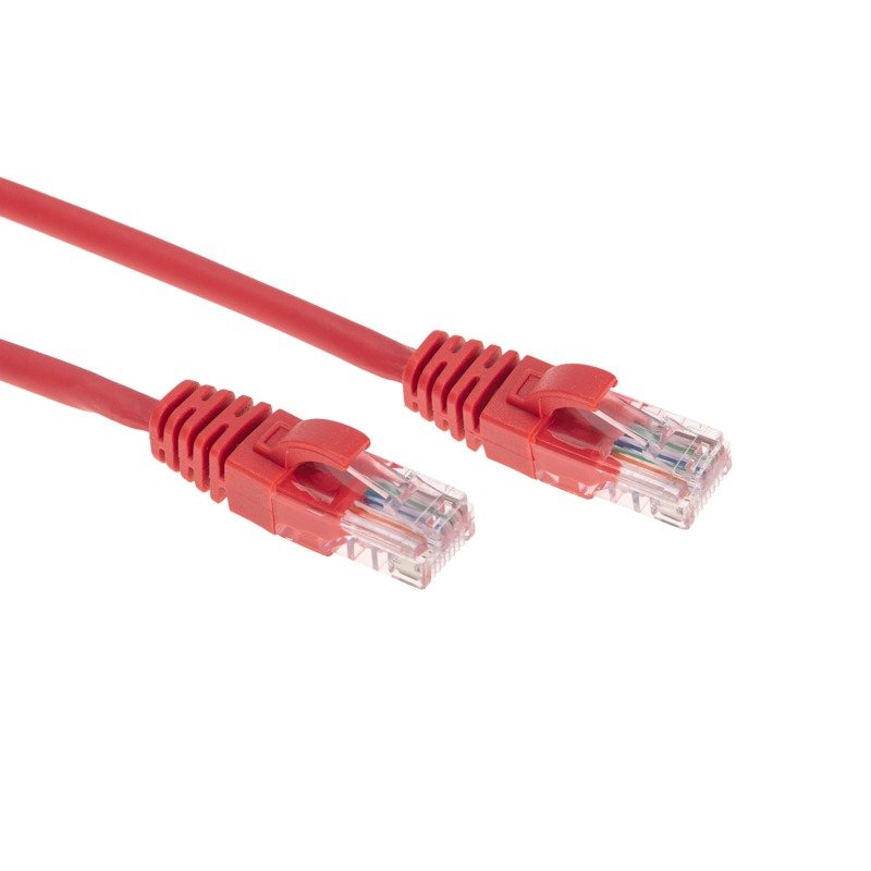 Патч-корд U/UTP, CAT 5e, RJ45-RJ45, 26AWG, LSZH, красный, 0,3м  REXANT (02-0103-03)