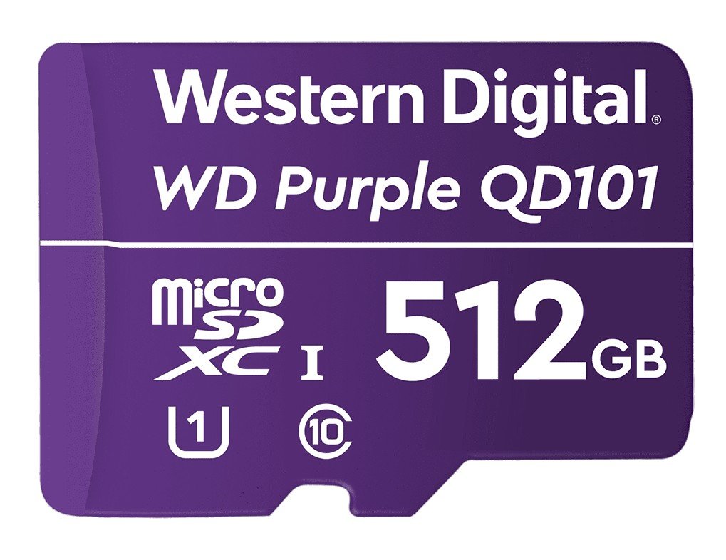MicroSDHC 512ГБ, Class 10 UHS 1 (WDD512G1P0C)