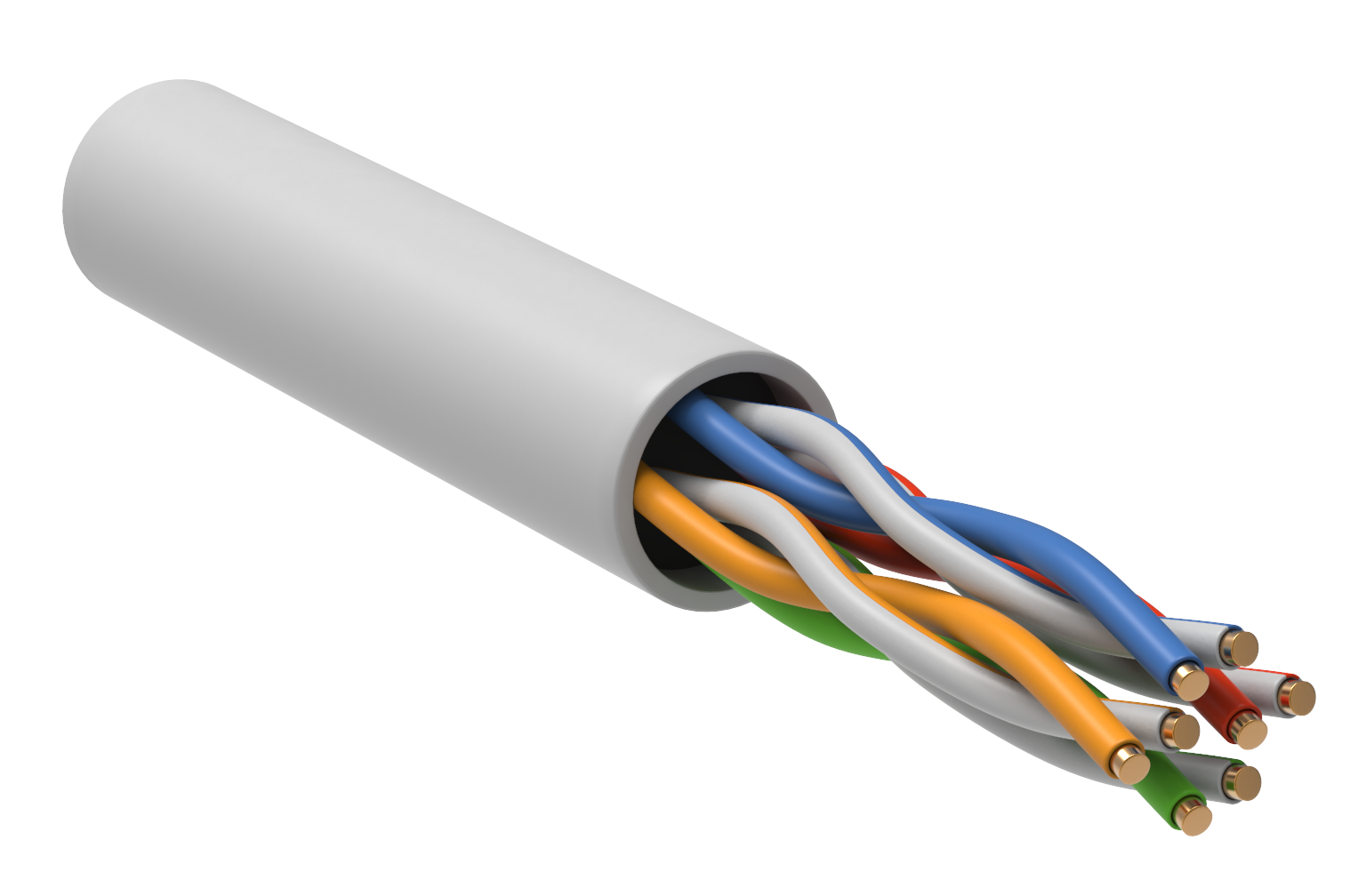 GENERICA U/UTP кат. 5E 24AWG 4 пары LSZH INDOOR белый (BC1-C5E04-128-305-G)
