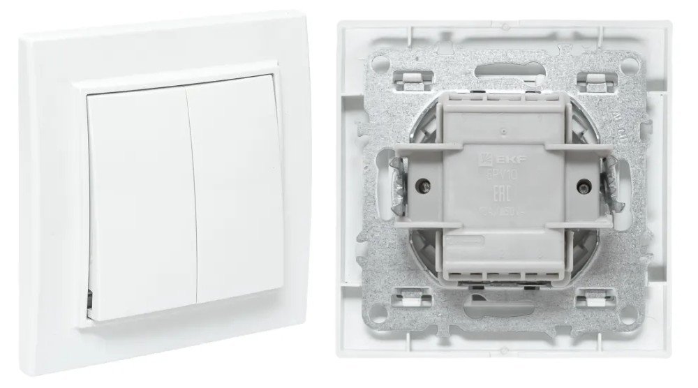 Минск Выключатель 2-кл. СП 10А (ERV10-023-10)