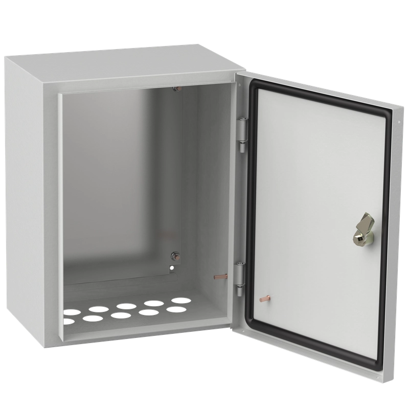Корпус металлический GENERICA ЩМП-1-0 395х310х220 У2 IP54 с монтажной платой (YKM40-01-54-G)