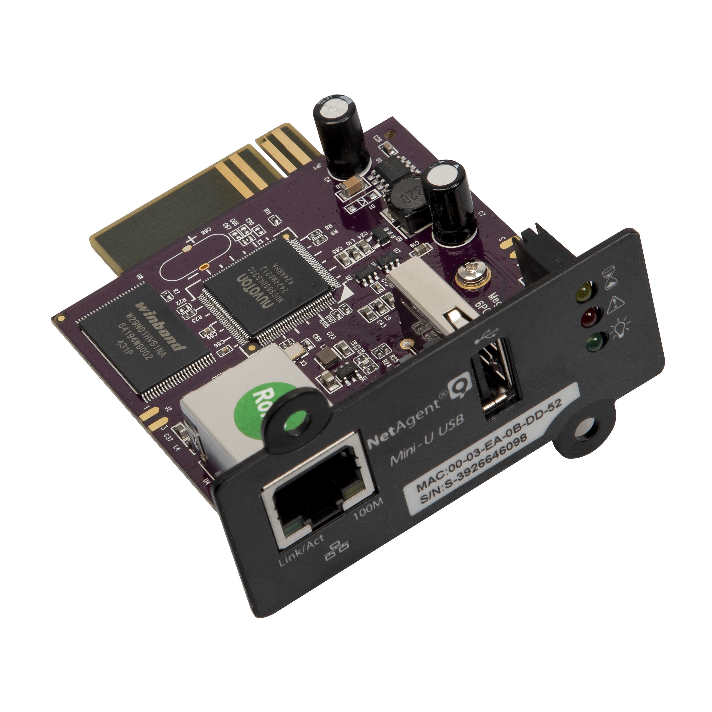 SNMP Powercom DS807 10M/100M 1-port Internal NetAgent USB