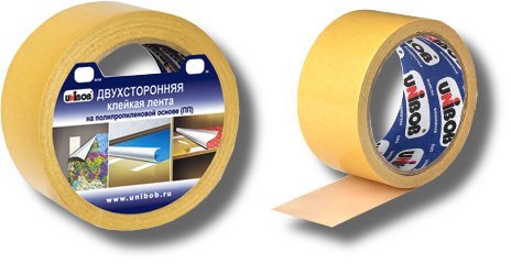 Лента клейкая двухсторон. на тканевой. основе 38ммх10м 