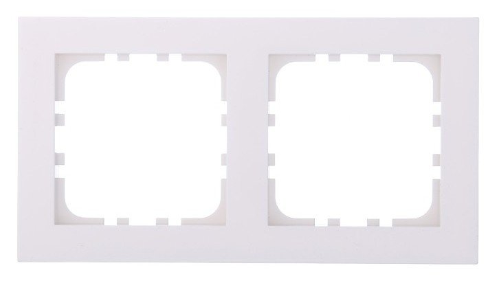 Рамка 2-постовая, белый LK80 FLAT (844204-1)