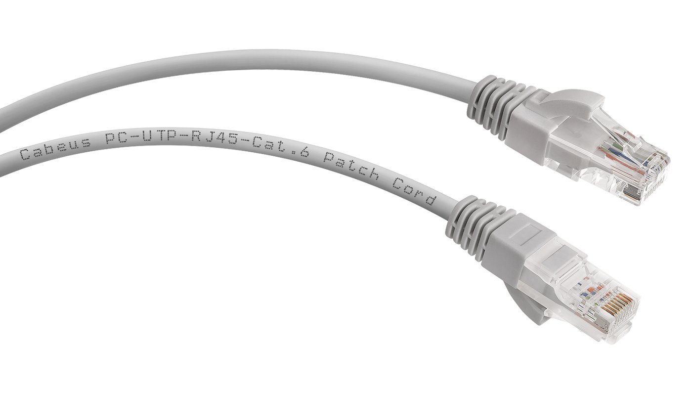 PC-UTP-RJ45-Cat.6-2m (7268c), серый