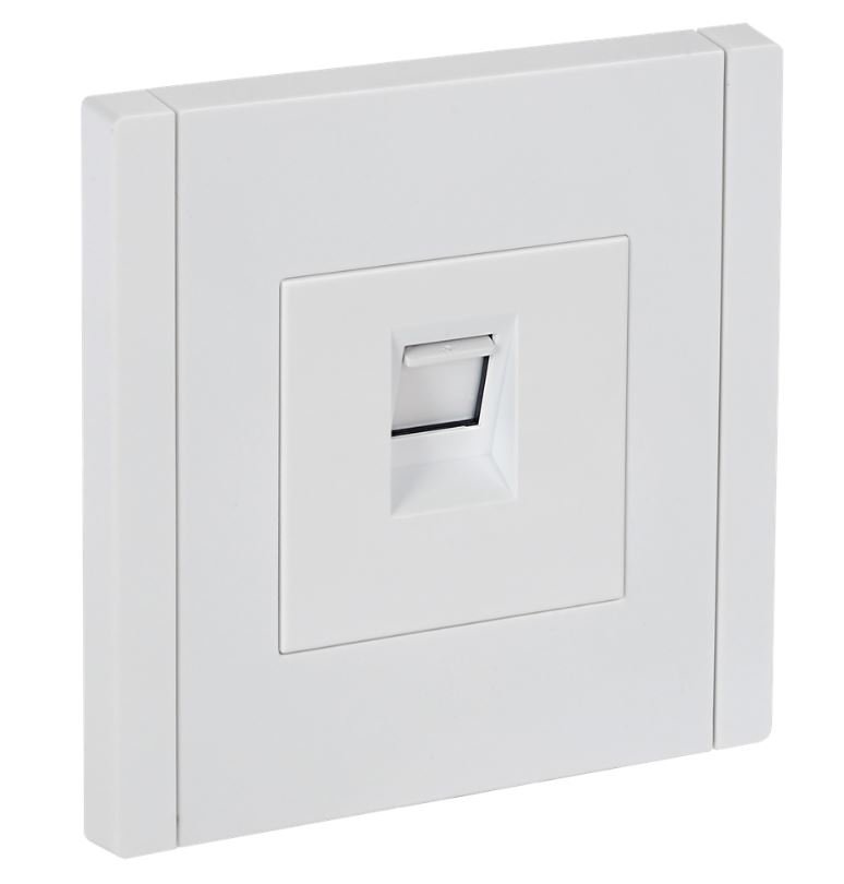 FORTE&PIANO Розетка компьютерная RJ45 кат.5E FP232 скрытой установки белый (FP-K10-1-K01)
