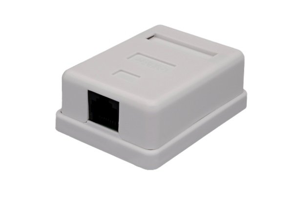 Компьютерная розетка 8P8C (RJ-45), UTP, 6, 1 порт (10-0355-1)