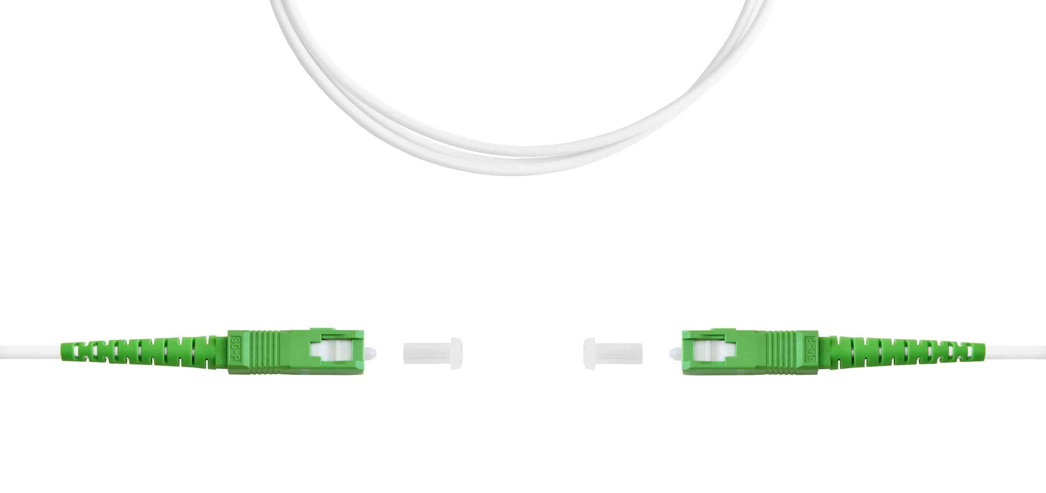 Патч-корд SC/APC-SC/APC, simplex, 30м, 3мм, LSZH, G.657.A1 (09-05079)