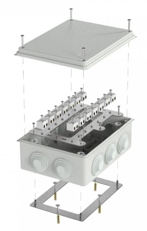 Коробка огнестойкая для о/п 200х150х75 (40-0320-7035-FR2.5-28)