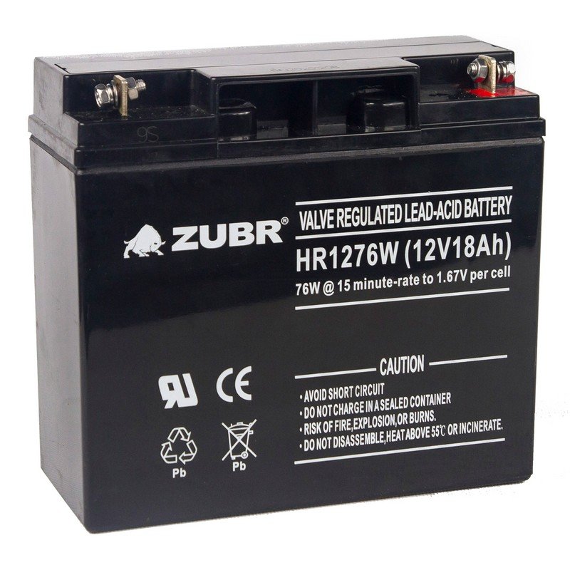ZUBR HR 1276W (12V, 18Ah)