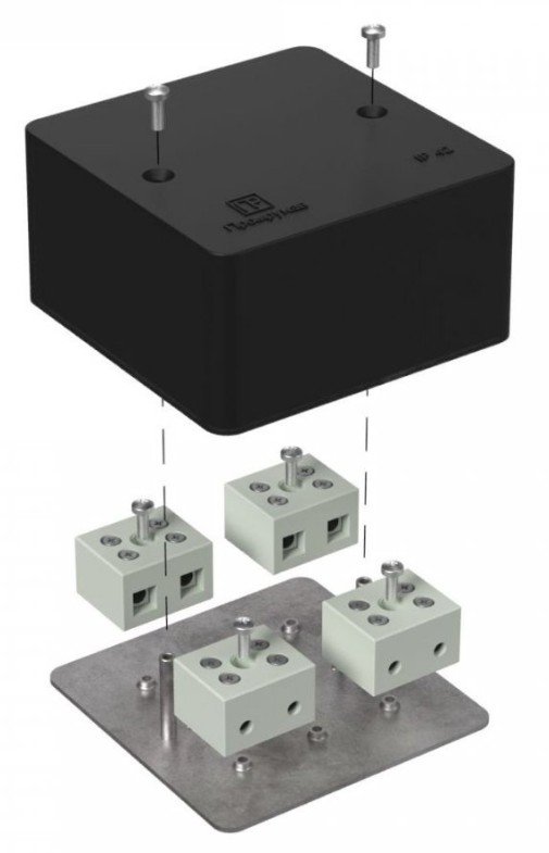 Коробка огнестойкая для к/к 85х85х45 (40-0460-9005-FR10.0-8)