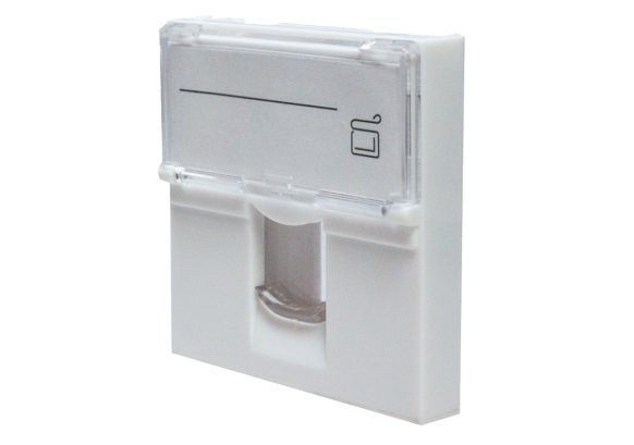 Лицевая панель 1 порт (45х45, Keystone) (10-0301-1)