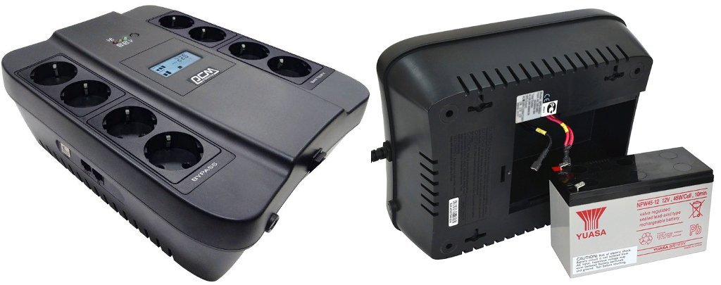Spider SPD-750U LCD USB 450Вт 750ВА черный