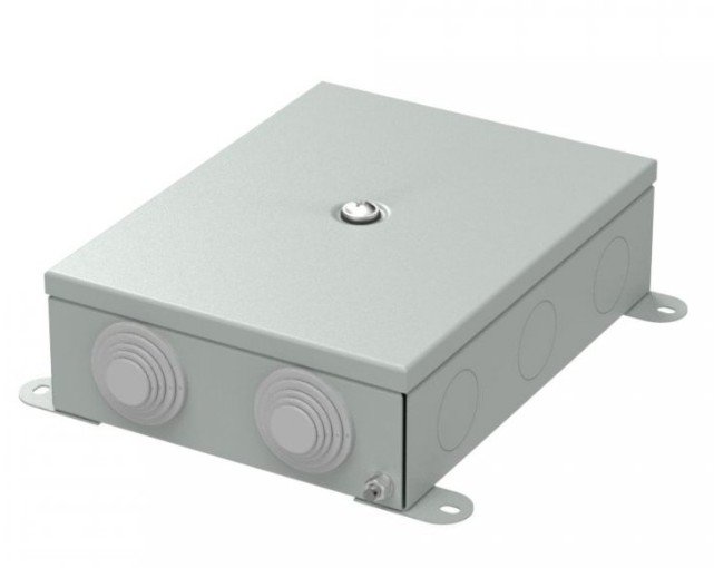 Коробка металлическая серая 150х200х60 (70-0385-7035)