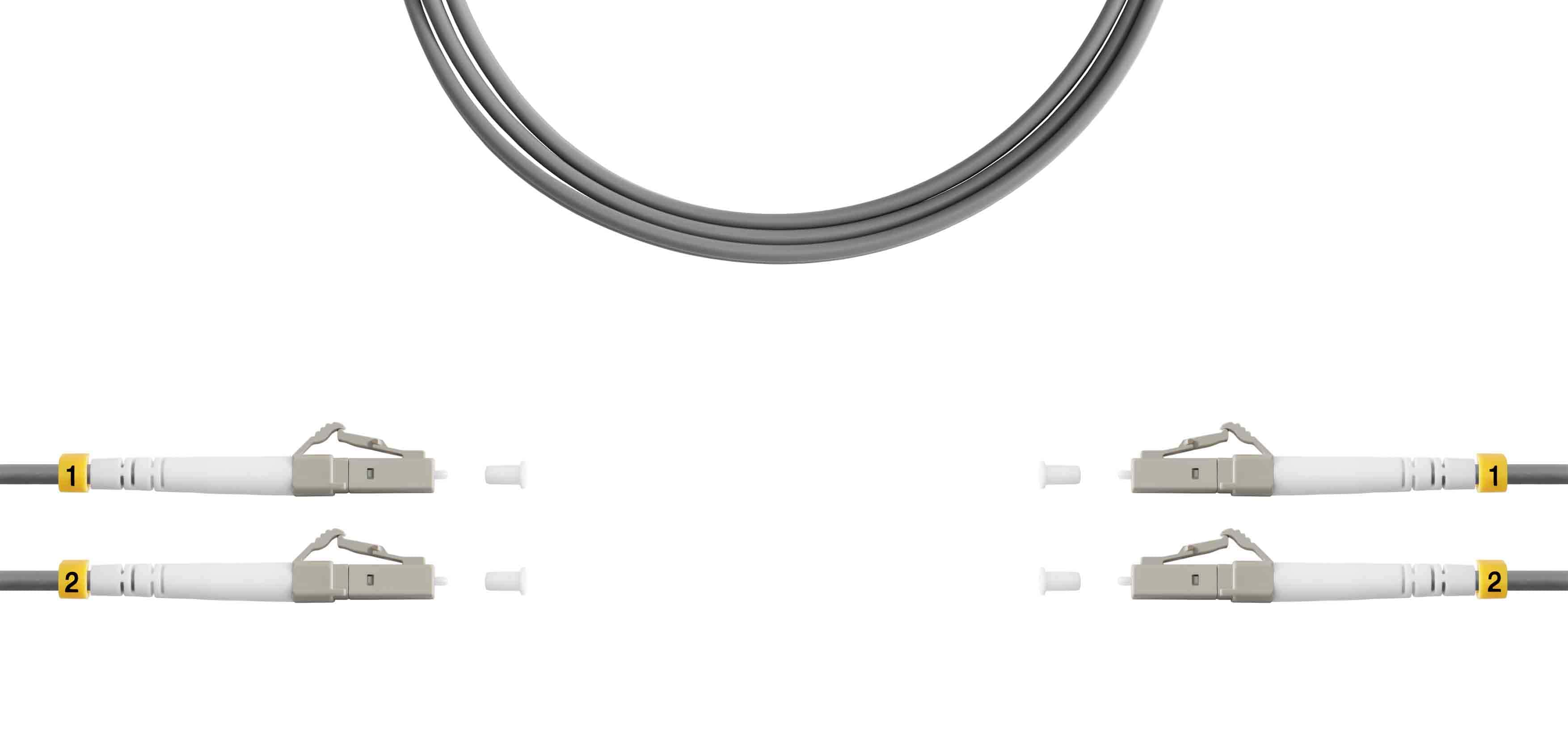 Патч-корд ВО MM(OM1), LC/UPC-LC/UPC, 3.0мм, duplex, LSZH, 3м (09-12108)