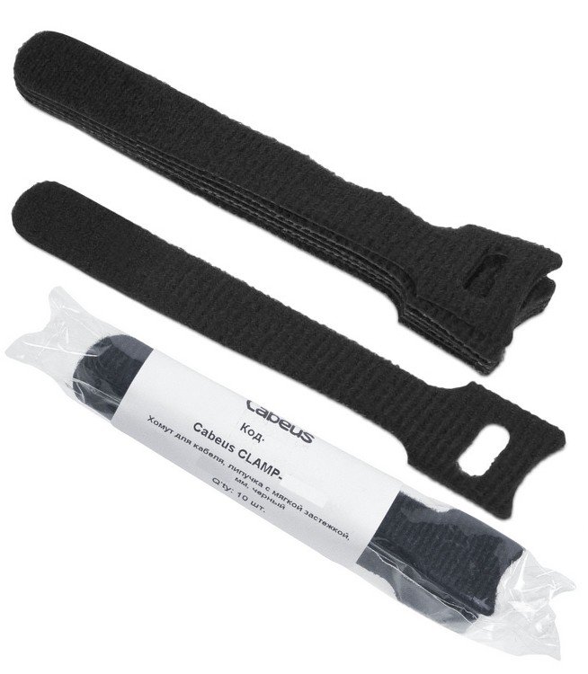 CLAMP-210-BK (10 шт) (9361c)