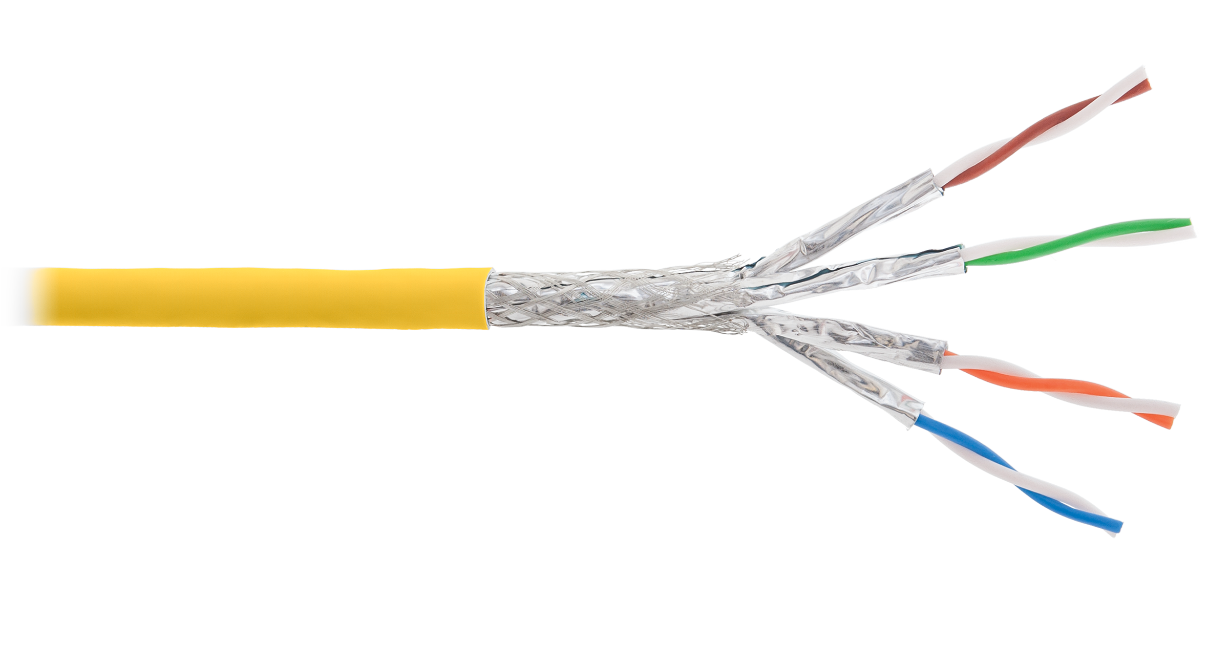 S/FTP, 4pair, Cat7a, Solid, In, LSZH (NKL 4375C-YL)