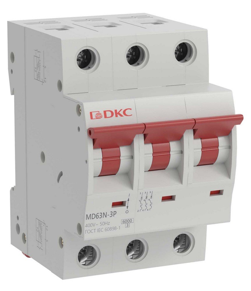 YON max MD63N 3P 25А 6кА C (MD63N-3PC25)