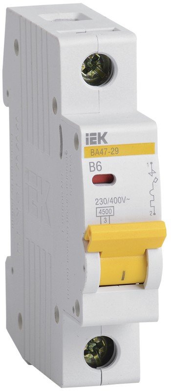 ВА47-29 1P B 6А 4,5кА KARAT (MVA20-1-006-B)