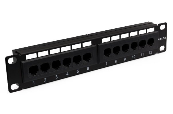 Патч-панель 10", 12xRJ-45, UTP, 5e (10-0424)