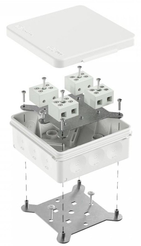 Коробка огнестойкая о/п двухкомпонентная 100х100х40 Е15-Е120 (60-0303-9003-FR10.0-8)