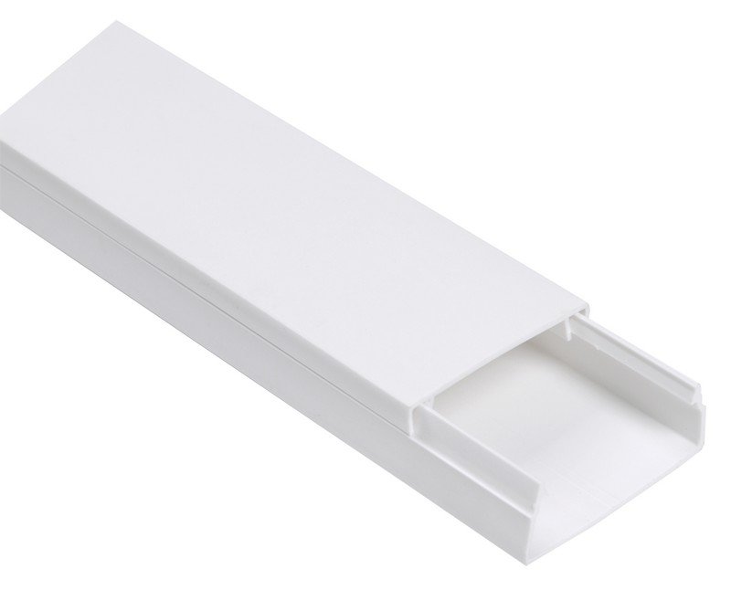Кабель-канал 80х60 ECOLINE белый (CKK11-080-060-1-K01-008)