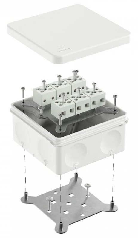 Коробка огнестойкая о/п двухкомпонентная 100х100х50 Е15-Е120 (60-0300-9003-FR6.0-12)