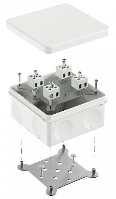 Коробка огнестойкая о/п двухкомпонентная 100х100х50 Е15-Е120 (60-0300-9003-FR2.5-8)
