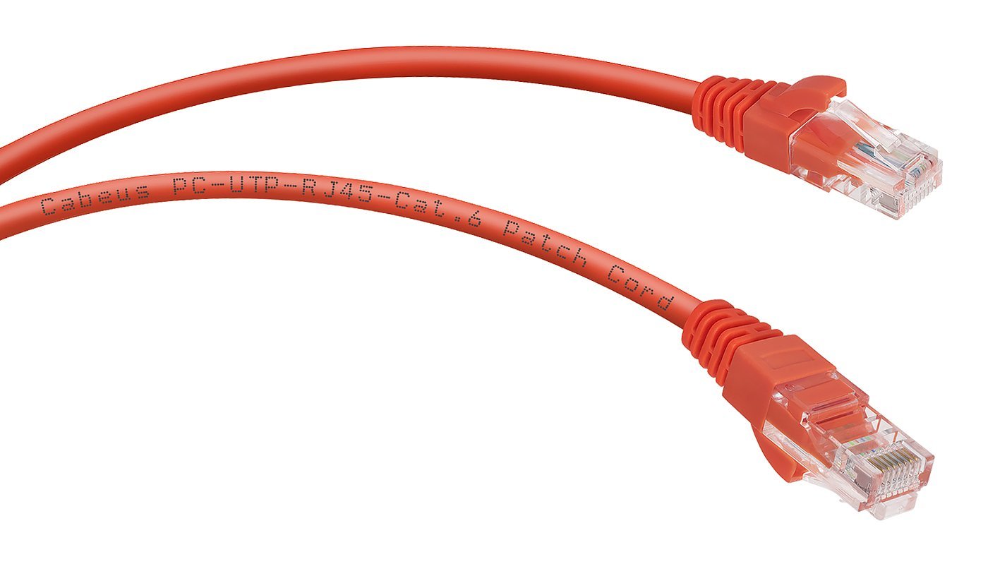 PC-UTP-RJ45-Cat.6-5m-RD (8695c), красный