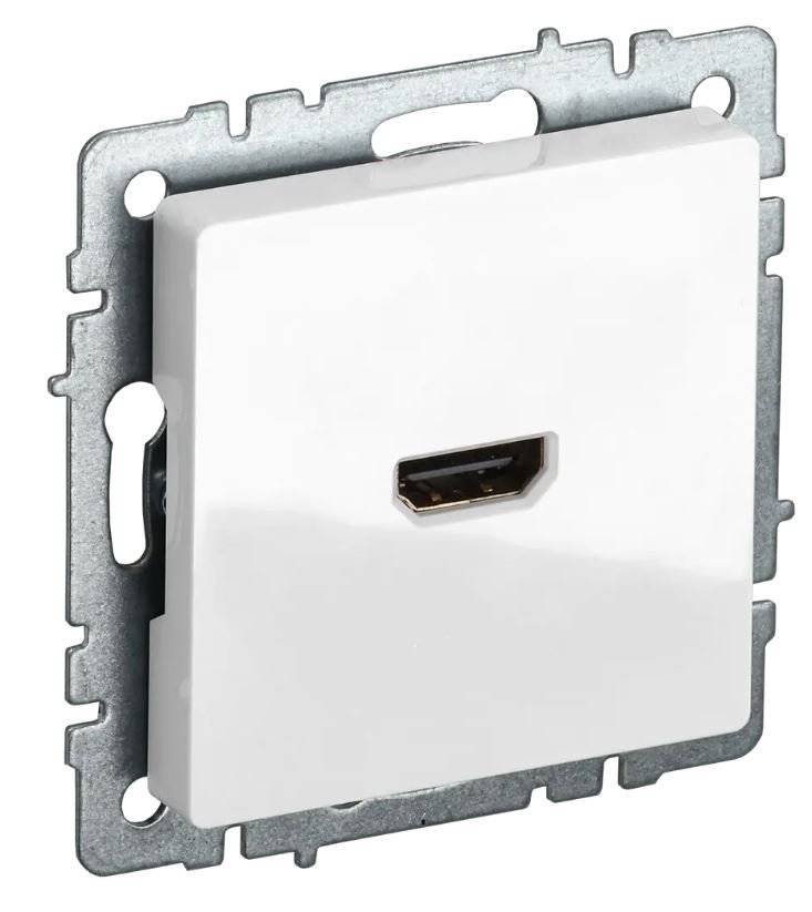 Розетка HDMI BRITE PHDMI-0-БрБ белая (BR-H10-K01)