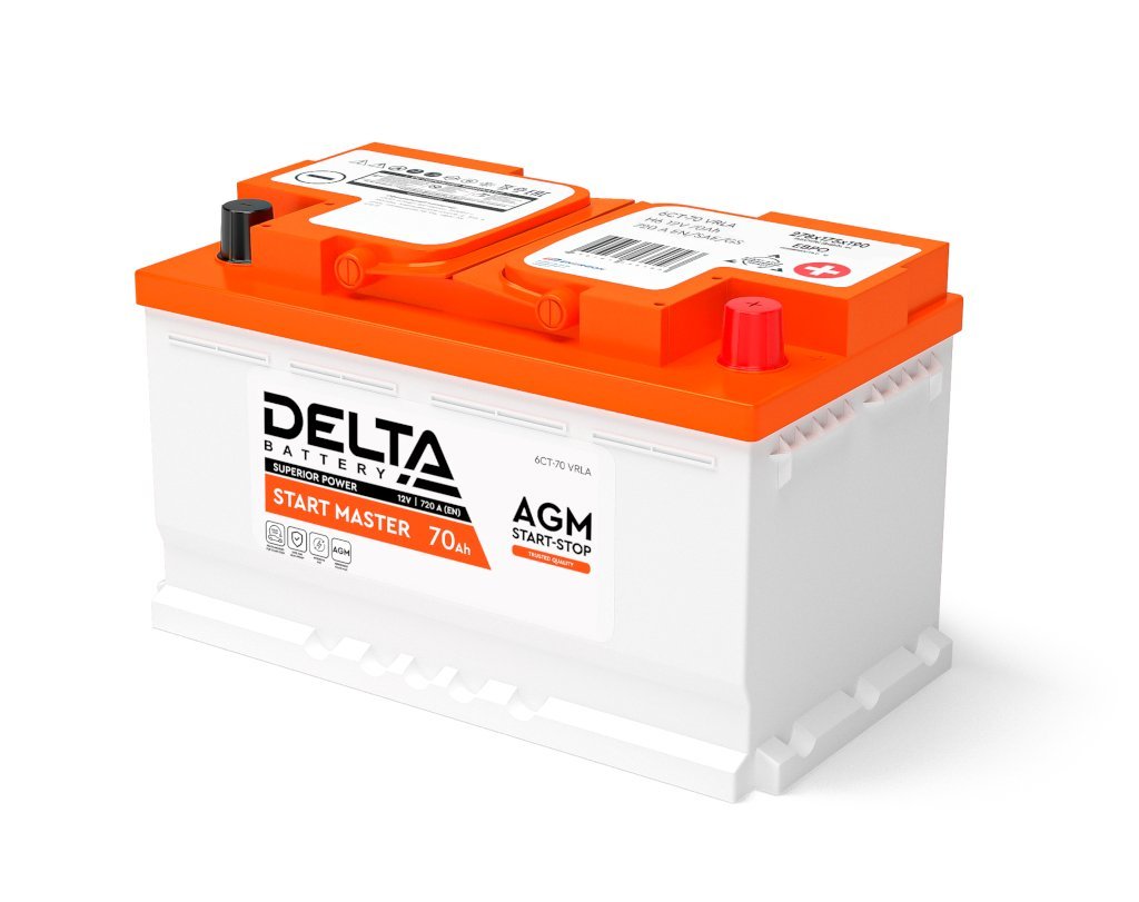 DELTA START MASTER 70 Ah AGM