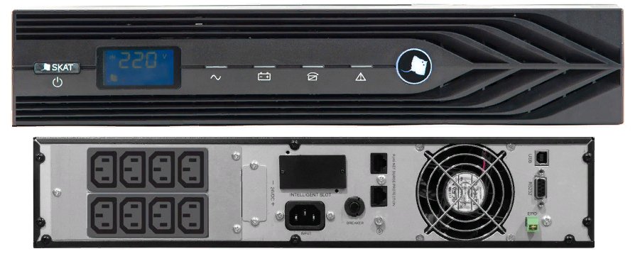 SKAT-UPS 1000-RACK-ON-2х9-E (8950)