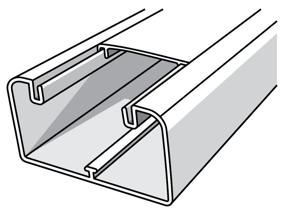 Короб 100х40 ARC-LAN с крышкой (576004-E110)