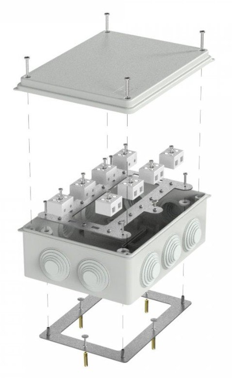 Коробка огнестойкая для о/п 200х150х75 (40-0320-7035-FR10.0-16)