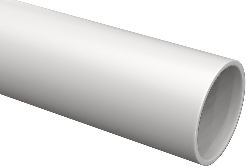 Труба ПВХ гладкая жесткая легкая серая D20 (CTR10-020-K41-093I)