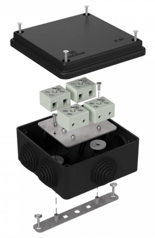 Коробка огнестойкая для о/п 100х100х50 (40-0300-9005-FR6.0-8)