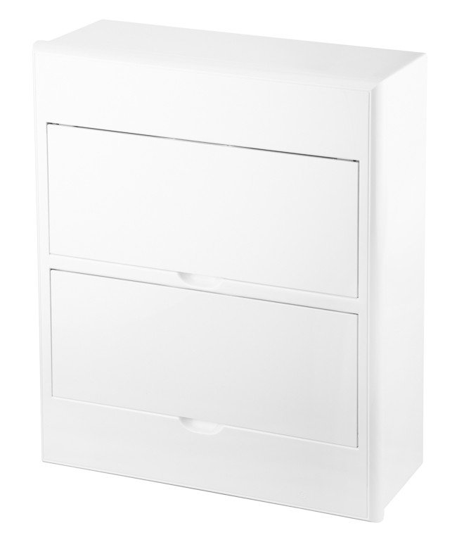 Бокс пластиковый ЩРН-П-24 IP41 белый (белая дверца) KRANZ (KR-11-0325)