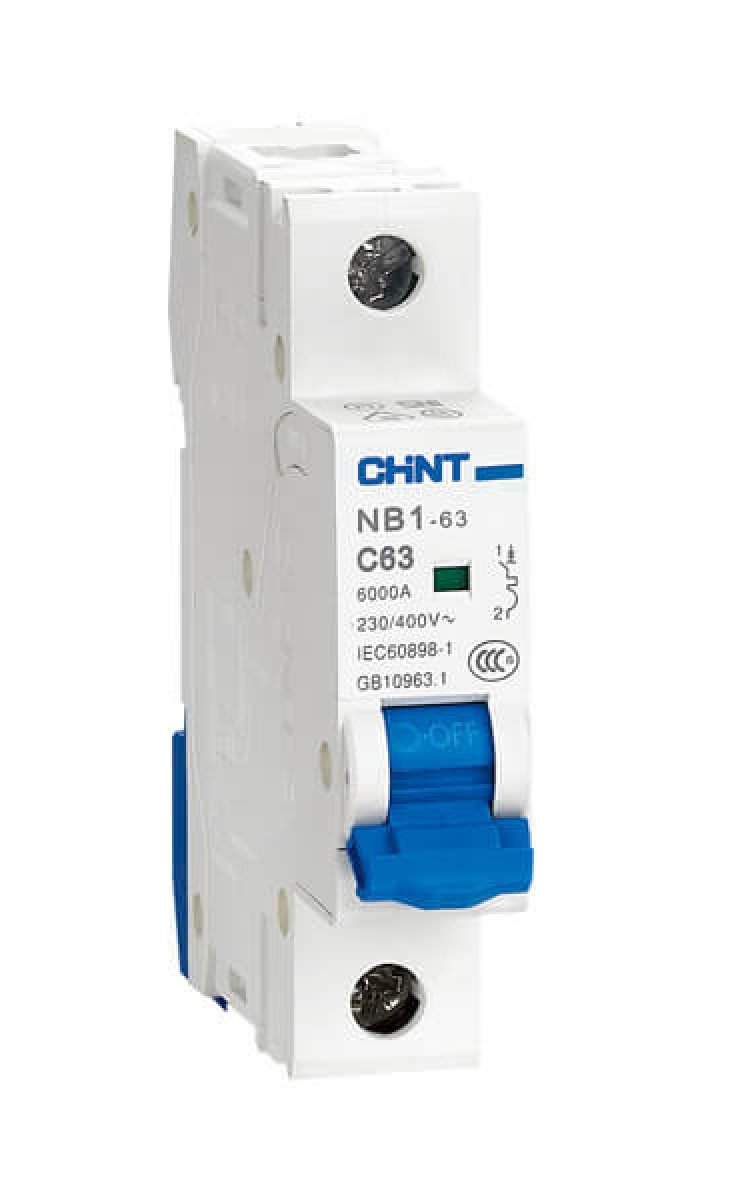 Выключатель автоматический модульный 1п C 25А 6кА NB1-63 (R) CHINT (179619)