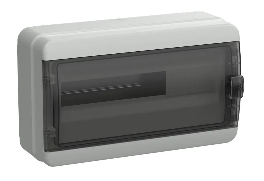 Корпус пластиковый навесной TEKFOR КМПн-18 IP65 черная прозрачная дверь (TF5-KP72-N-18-65-K03-K02)