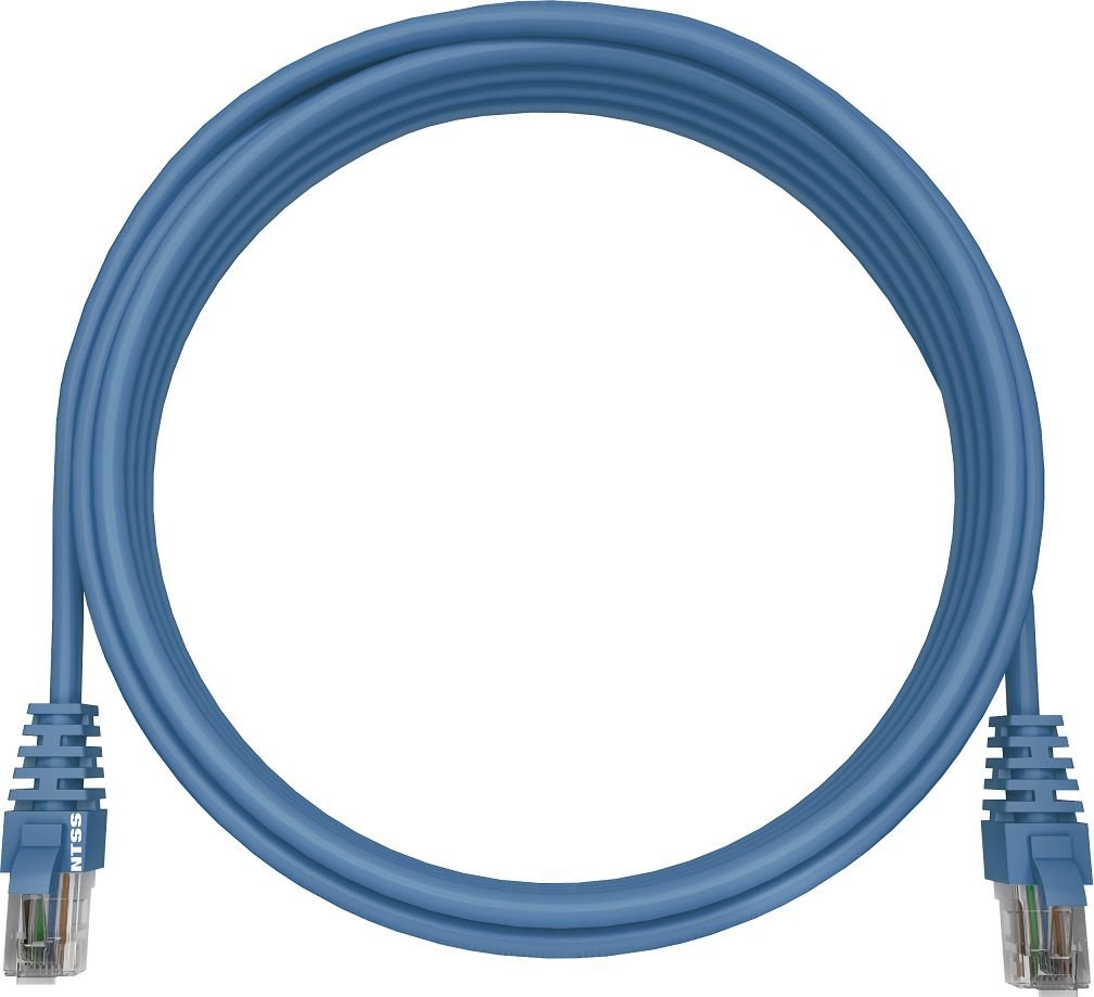 NTSS-PC-UTP-RJ45-5e-1.0-LSZH-BU UTP RJ-45 кат.5E 1м синий