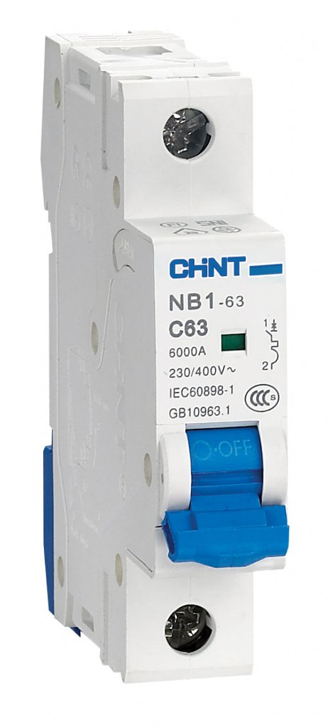 Выключатель автоматический модульный 1п C 6А 6кА NB1-63 (R) CHINT (179625)