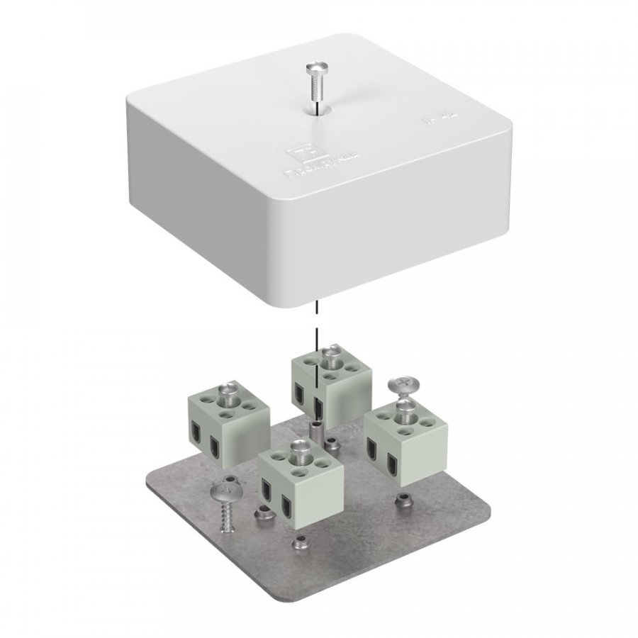 Коробка огнестойкая 75х75х30 (латунь) (40-0450-FR2.5-8-Е60)