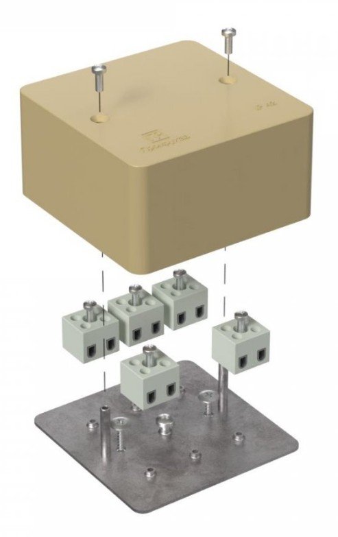 Коробка огнестойкая для к/к 85х85х45 (40-0460-1001-FR2.5-10)