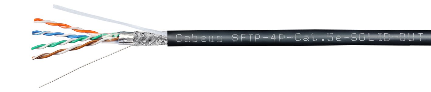 SFTP-4P-Cat.5e-SOLID-OUT-LSZH-UV (7472c)