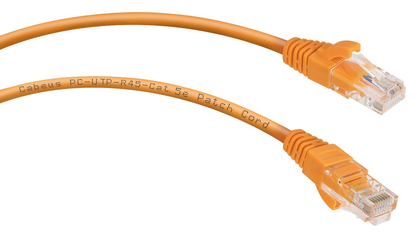 PC-UTP-RJ45-Cat.5e-3m-OR-LSZH (9524c), оранжевый