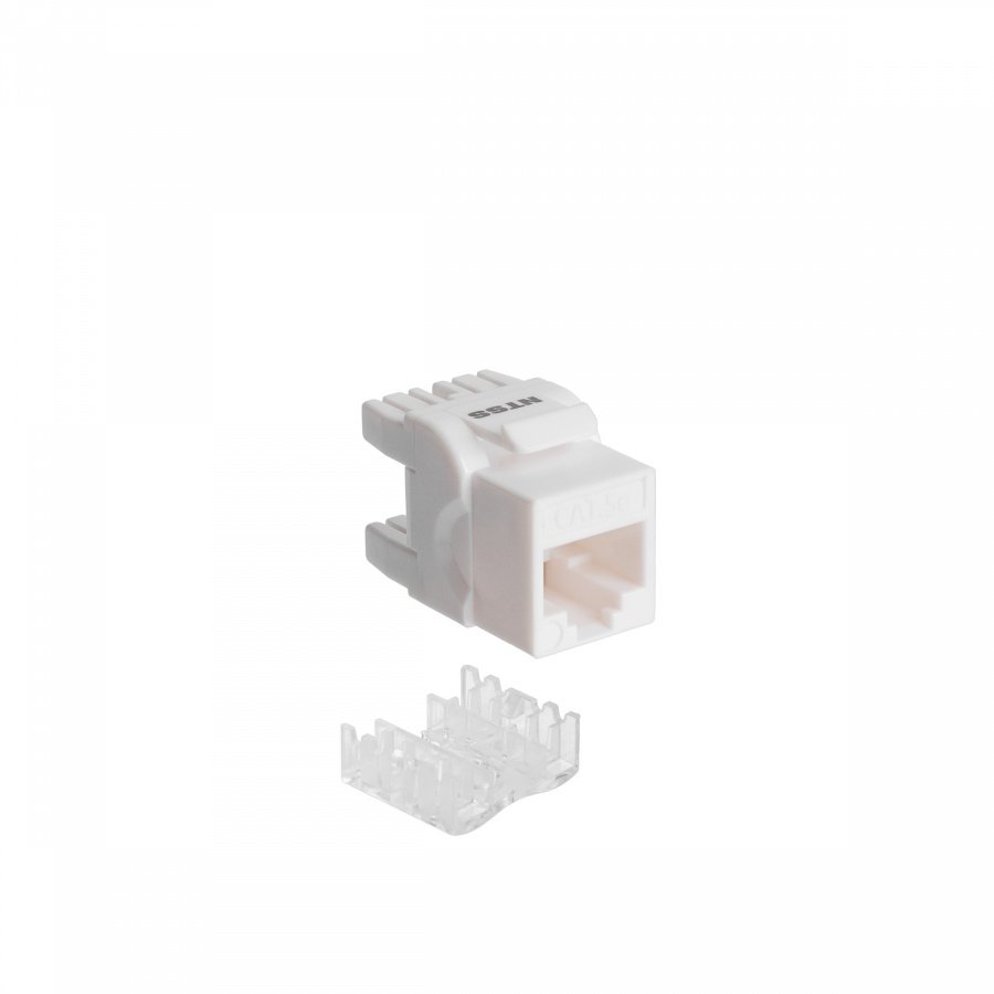 NTSS-KJ-UTP-RJ45-5E-180-WT информ. KeystoneRJ45 кат.5E UTP бел.